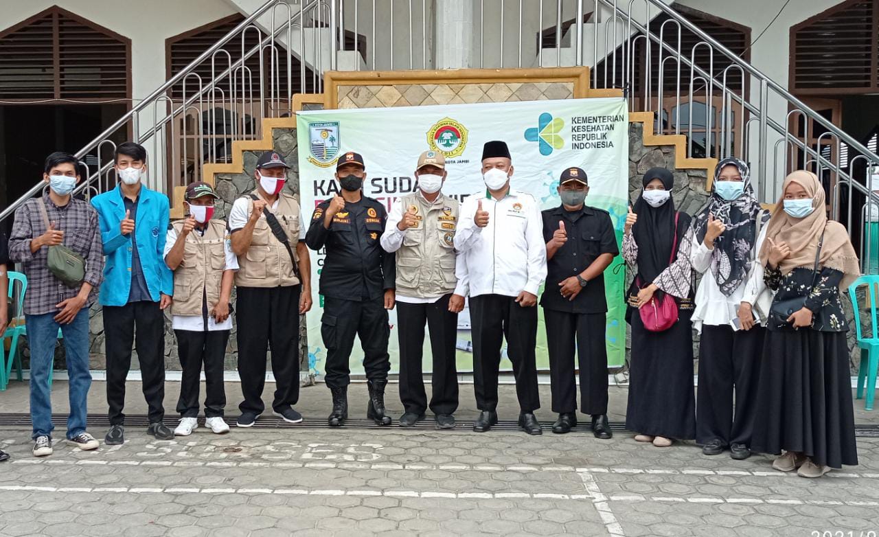 Dinkes dan LDII Kota Jambi Gelar Vaksinasi Dosis dua