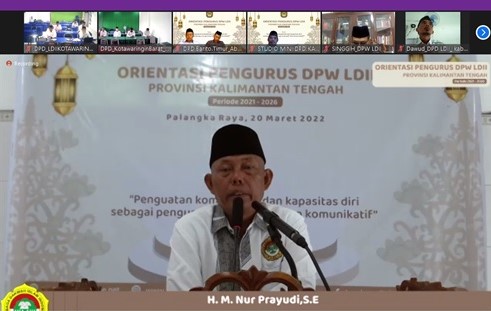 DPW LDII Provinsi Kalimantan Tengah menyelenggarakan orientasi pengurus