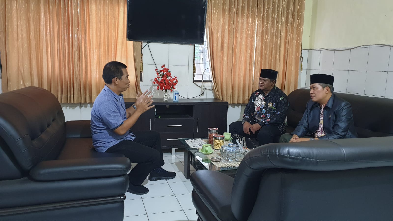 Wujud Dukung Program Pemerintah, LDII Silaturrahim ke Kantor Kesbangpol Kota Kediri