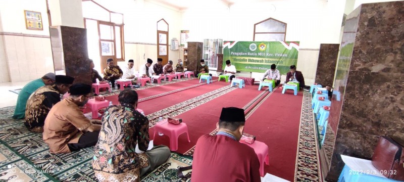 MUI Gelar Pengajian Rutin di Masjid LDII Kecamatan Pedan