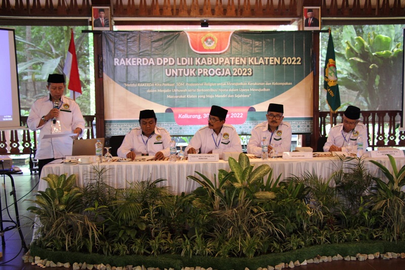 LDII Klaten Gelar Rakerda, Bahas Penguatan SDM Yang Profesional Relegius