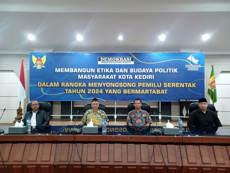 Hadiri Workshop Pendidikan Politik, LDII Kota Kediri Ajak Masyarakat Berdemokrasi Berbasis Etika dan Moral Pancasila