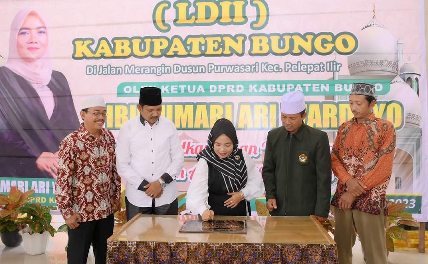 Resmikan Masjid Al Falah, Ketua DPRD Bungo Apresiasi Peran Aktif LDII