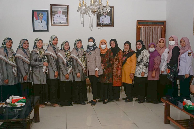Silaturahim dengan TP PKK Kota Kediri, Wanita LDII : Kami Siap Jalin Sinergisitas
