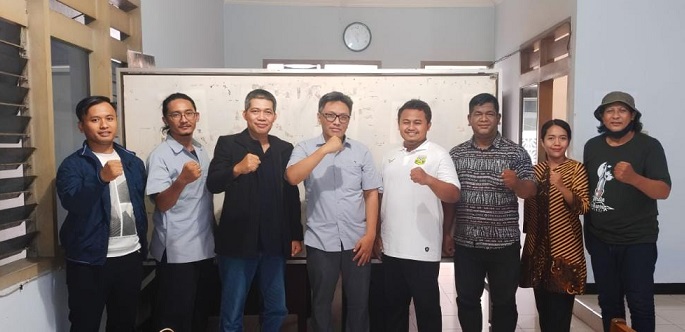HPN 2023, LDII Kota Kediri Silaturahim Dengan PWI Kediri