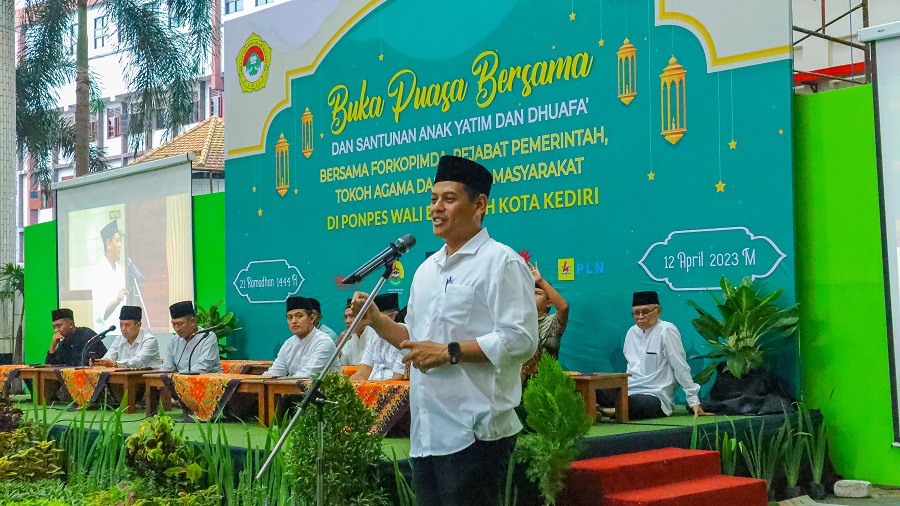 Ponpes Wali Barokah dan LDII Gelar Buber dan Santunan Anak Yatim, Dihadiri Wali Kota Kediri