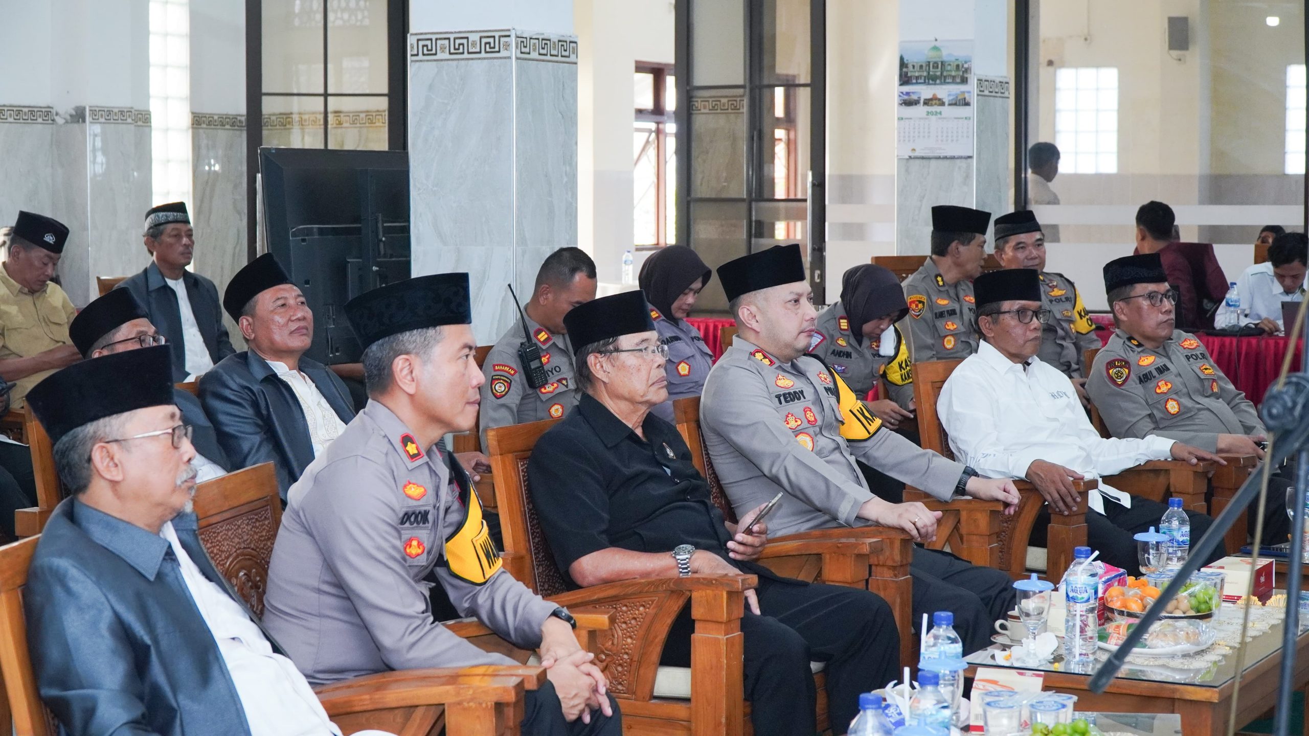 LDII Kota Kediri dan Polres Kediri Kota Hadiri Deklarasi Pemilu Damai