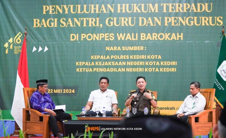 Ponpes Wali Barokah dan LDII Kota Kediri Gelar Penyuluhan Hukum Terpadu, Diikuti Ratusan Peserta