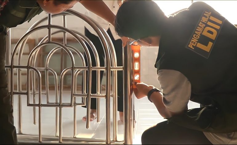 Dukung Hari Sejuta Kiblat, LDII Kota Kediri Ukur Arah Kiblat Secara Serentak