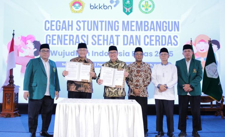 Penandatanganan MoU antara BKKBN dan DPP LDII: Langkah Bersama Cegah Stunting