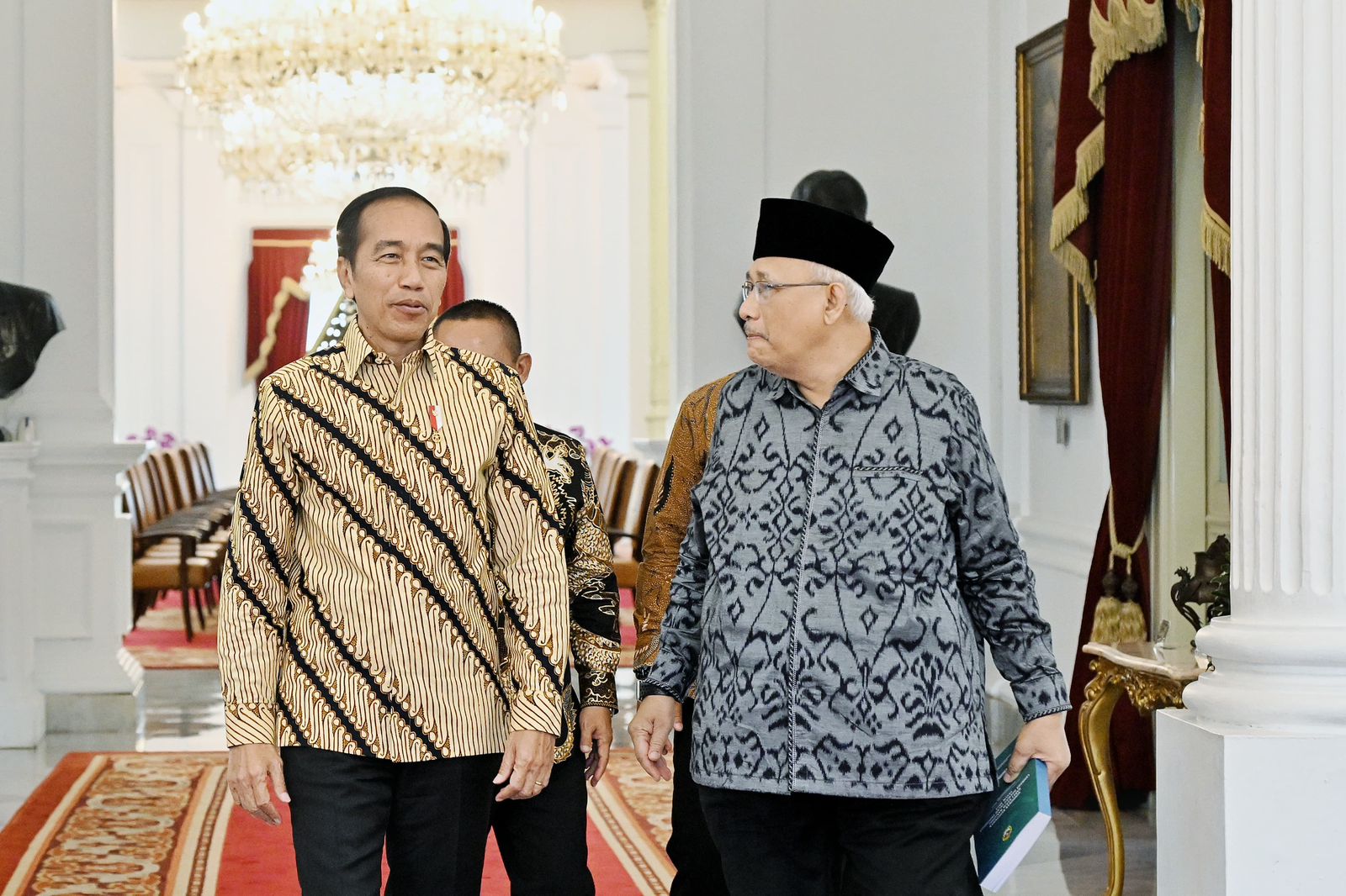 Presiden Jokowi Ajak LDII Dukung Pemerintahan Baru dengan Bertemu Menhan Prabowo