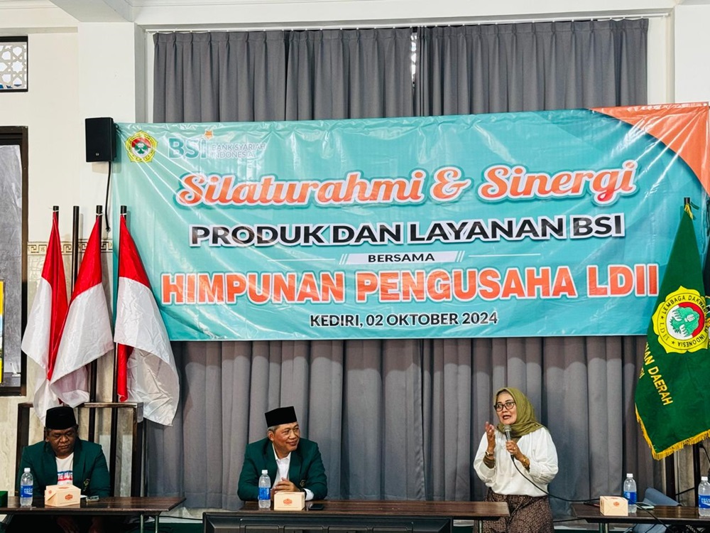 BSI Gandeng LDII Kota Kediri Sosialisasikan Produk Layanan Berbasis Syariah