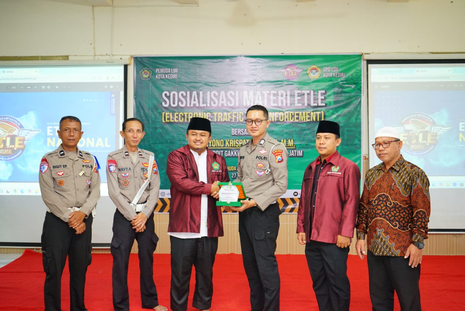 Pemuda LDII Kota Kediri Gelar Sosialisasi ETLE Bersama Ditlantas Polda Jatim, Diikuti 800 Peserta