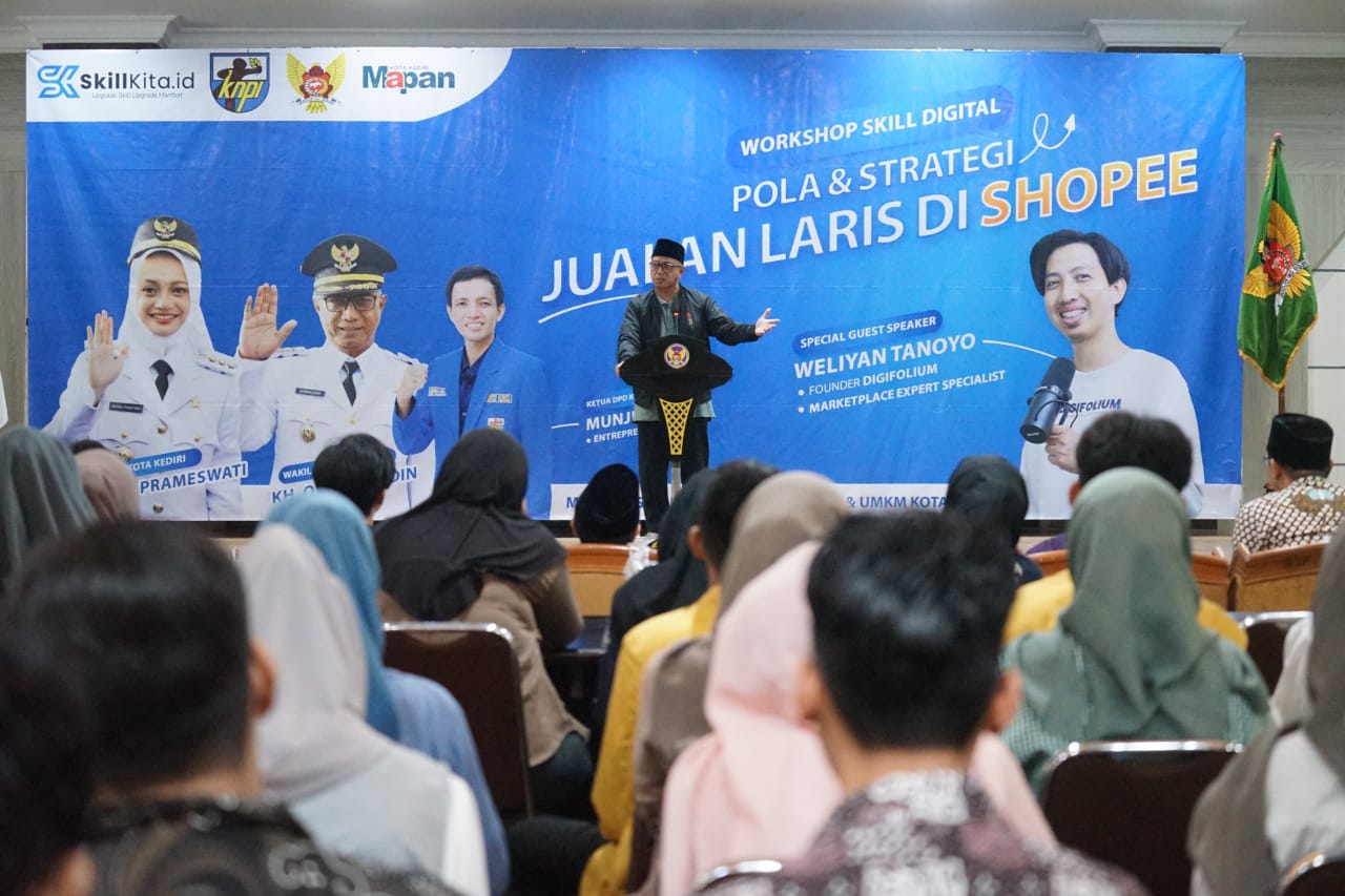 Pemuda LDII Kota Kediri Hadiri Workshop Digital Marketing, Wakil Wali Kota Beri Dukungan