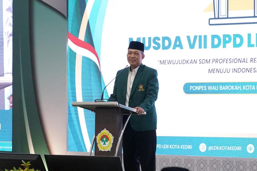 Ketua LDII Kota Kediri Sampaikan LPJ, PC Se-Kota Nyatakan Terima dan Ajukan Rekomendasi pada Musda VII