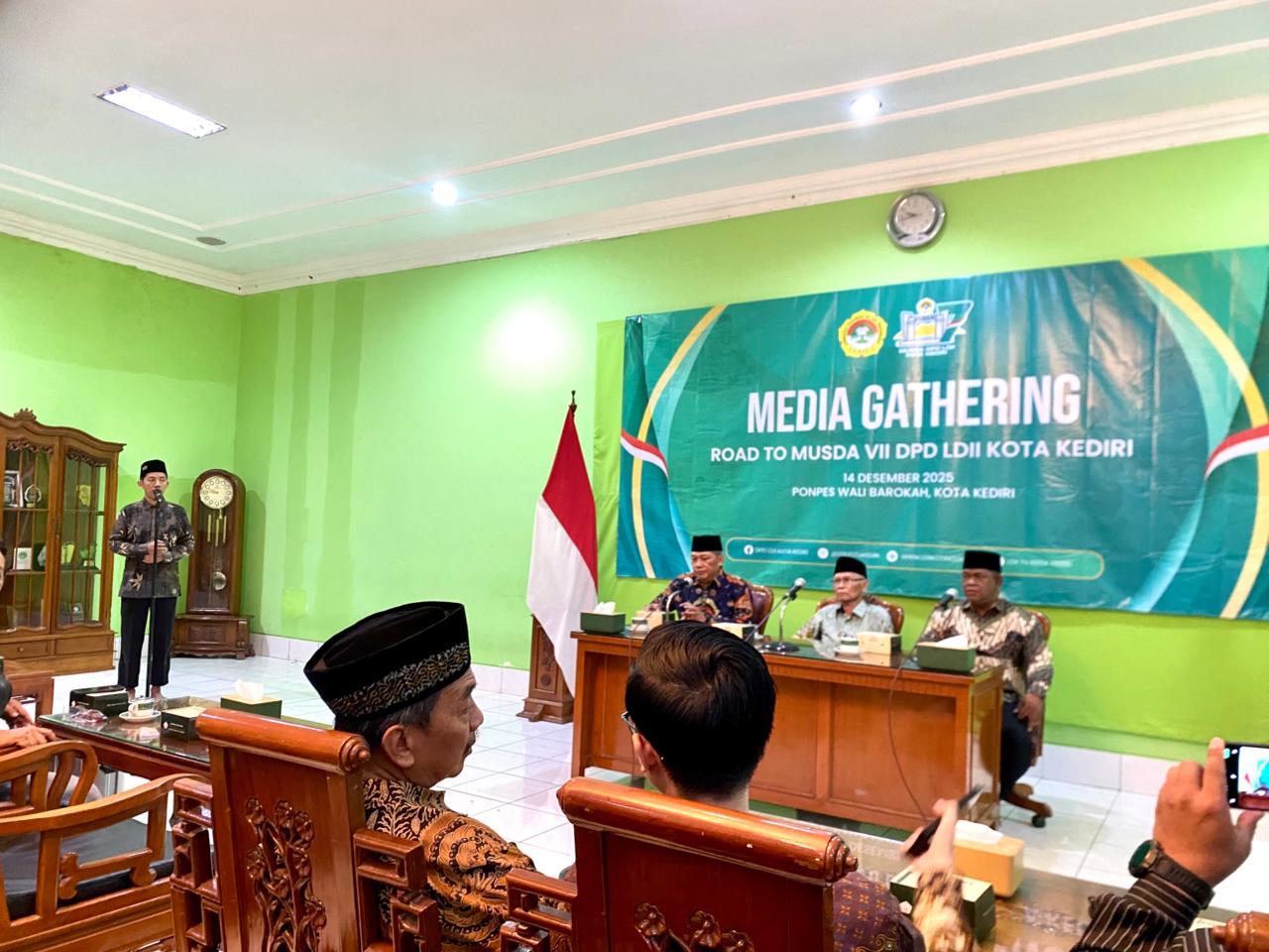 LDII Kota Kediri Gelar Media Gathering Bersama Puluhan Jurnalis Jelang Pelaksanaan Musda VII 2025