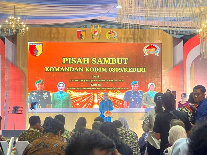 Hadiri Pisah Sambut Dandim 0809/Kediri, LDII Kediri Komitmen Terus Perkuat Sinergi