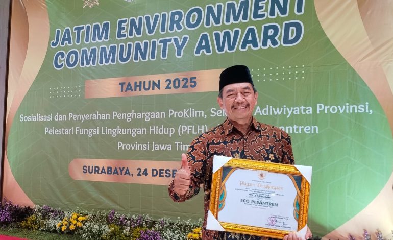 Ponpes Wali Barokah Kediri Raih Eco Pesantren Pratama, Perkuat Komitmen Lingkungan Berkelanjutan