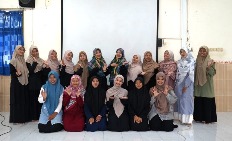 Panitia Pengajian Rutin Wanita LDII Kota Kediri pada Minggu (25/1) di Pondok Pesantren Nurul Huda Al Manshurin, Kota Kediri.