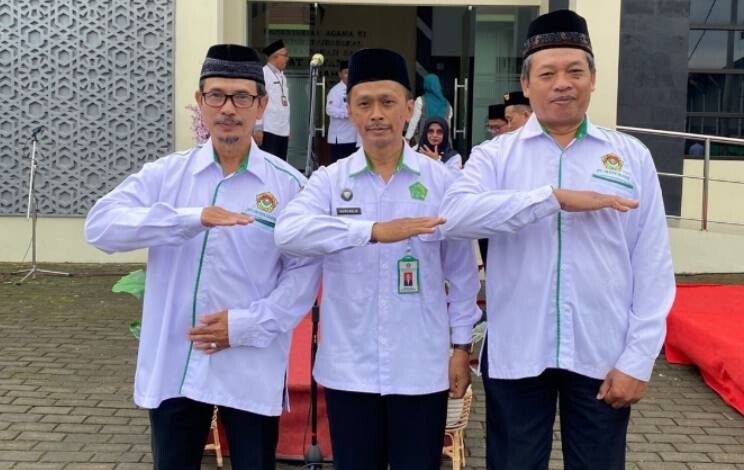 Pengurus Harian DPD LDII Kota Salatiga menghadiri undangan HAB Kemenag Salatiga. Foto: LINES