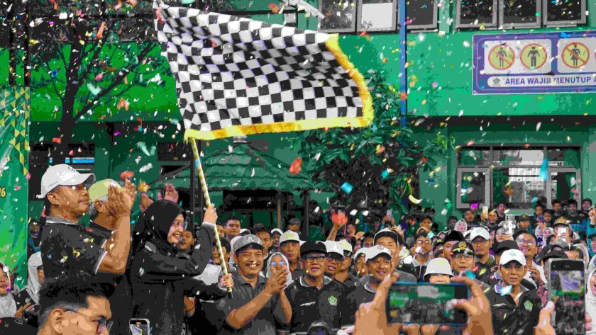 LDII Kota Kediri Hadiri Jalan Santai HAB ke-80 Kemenag, Wali Kota Tekankan Pendidikan dan Kerukunan Umat