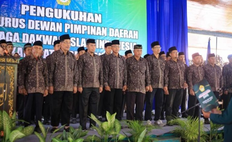 DPD LDII Kabupaten Rembang pengukuhan kepengurusan. Foto: LINES.
