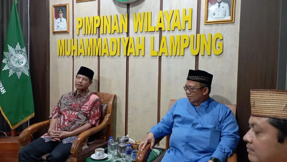 Silaturahmi Muhammadiyah dan LDII Lampung, Bahas Pentingnya Komunikasi Dakwah ke Publik
