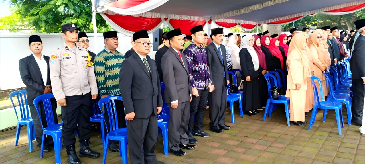 LDII Kota Kediri Hadiri Upacara Hari Amal Bakti ke-80 Kemenag di Lapangan MAN 2 Kediri