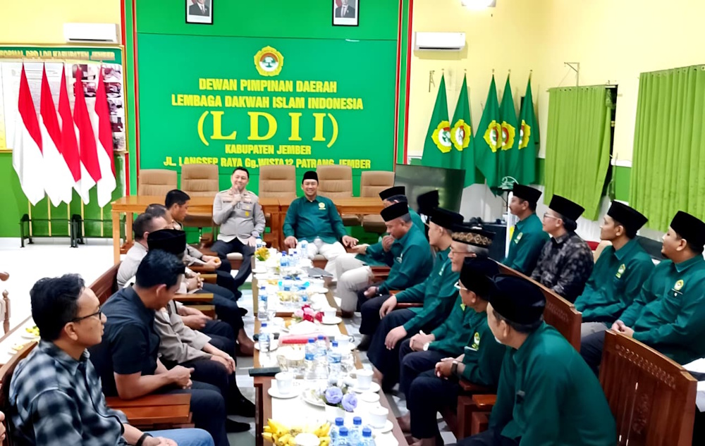 Kapolres Jember Perkuat Sinergi dengan LDII Sepakat Jaga Kondusivitas Wilayah