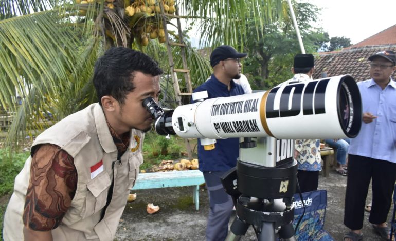 LDII Lakukan Pengamatan Hilal di Wonosalam, Hilal Tak Terlihat Akibat Cuaca Berawan