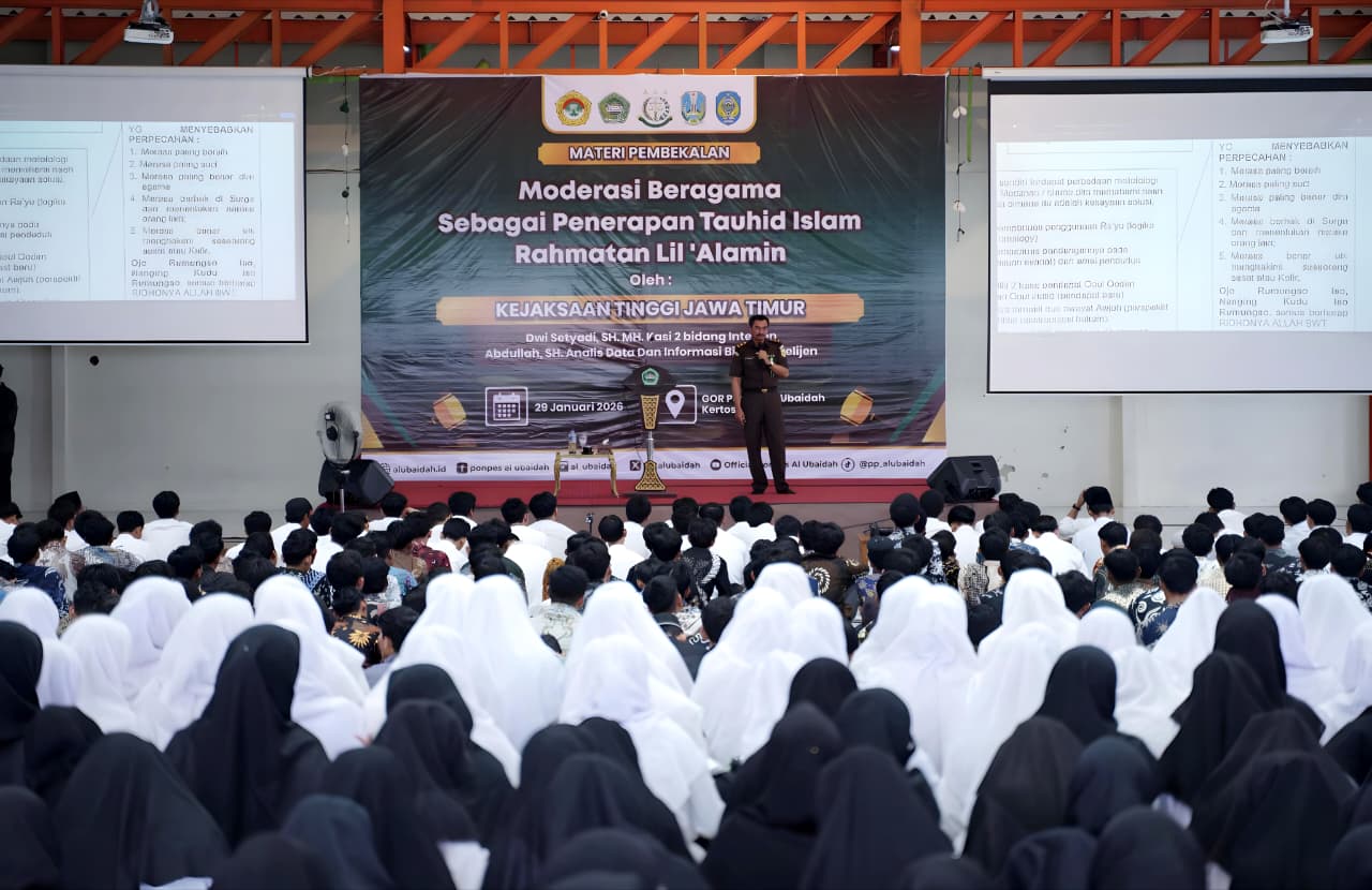 Sebanyak 1.066 Santri LDII Menerima Pembekalan dari Kejati Jatim