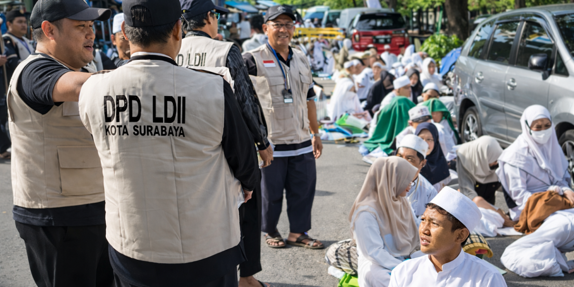 Relawan LDII Kenjeran Turut Fasilitasi Acara Haul Akbar Al Fithrah di Surabaya