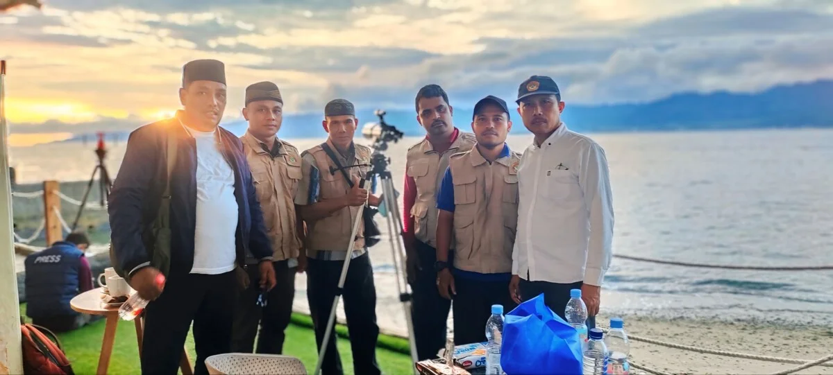 LDII Maluku Turunkan 8 Personel Pantau Hilal Bersama Kemenag dan BMKG di Ambon