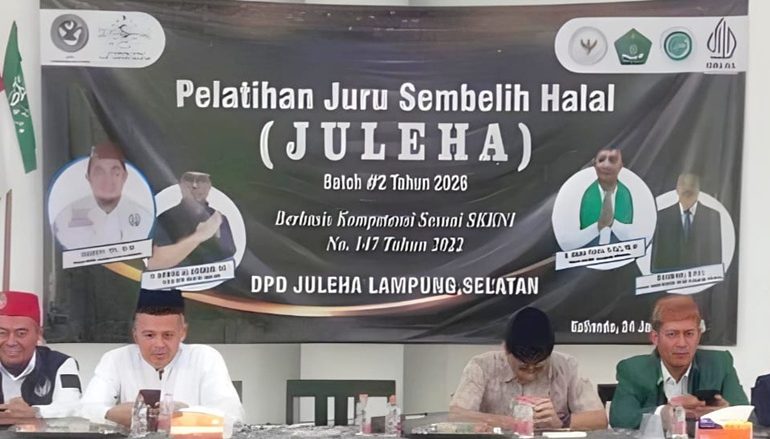 Perkuat Standar Halal, LDII Lampung Selatan Hadiri Pelatihan Juru Sembelih Berbasis Kompetensi di PCNU
