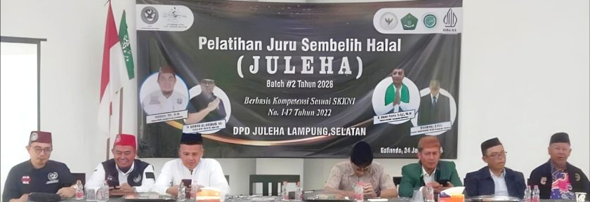 Perkuat Standar Halal, LDII Lampung Selatan Hadiri Pelatihan Juru Sembelih Berbasis Kompetensi di PCNU