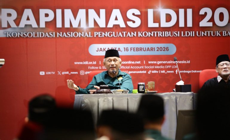 Gelar Rapimnas 2026, DPP LDII Tegaskan Komitmen Selaraskan 8 Bidang Pengabdian dengan Program Pembangunan Nasional