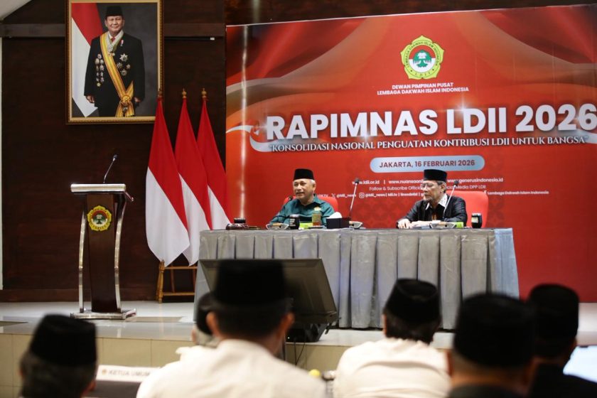 Gelar Rapimnas 2026, DPP LDII Tegaskan Komitmen Selaraskan 8 Bidang Pengabdian dengan Program Pembangunan Nasional