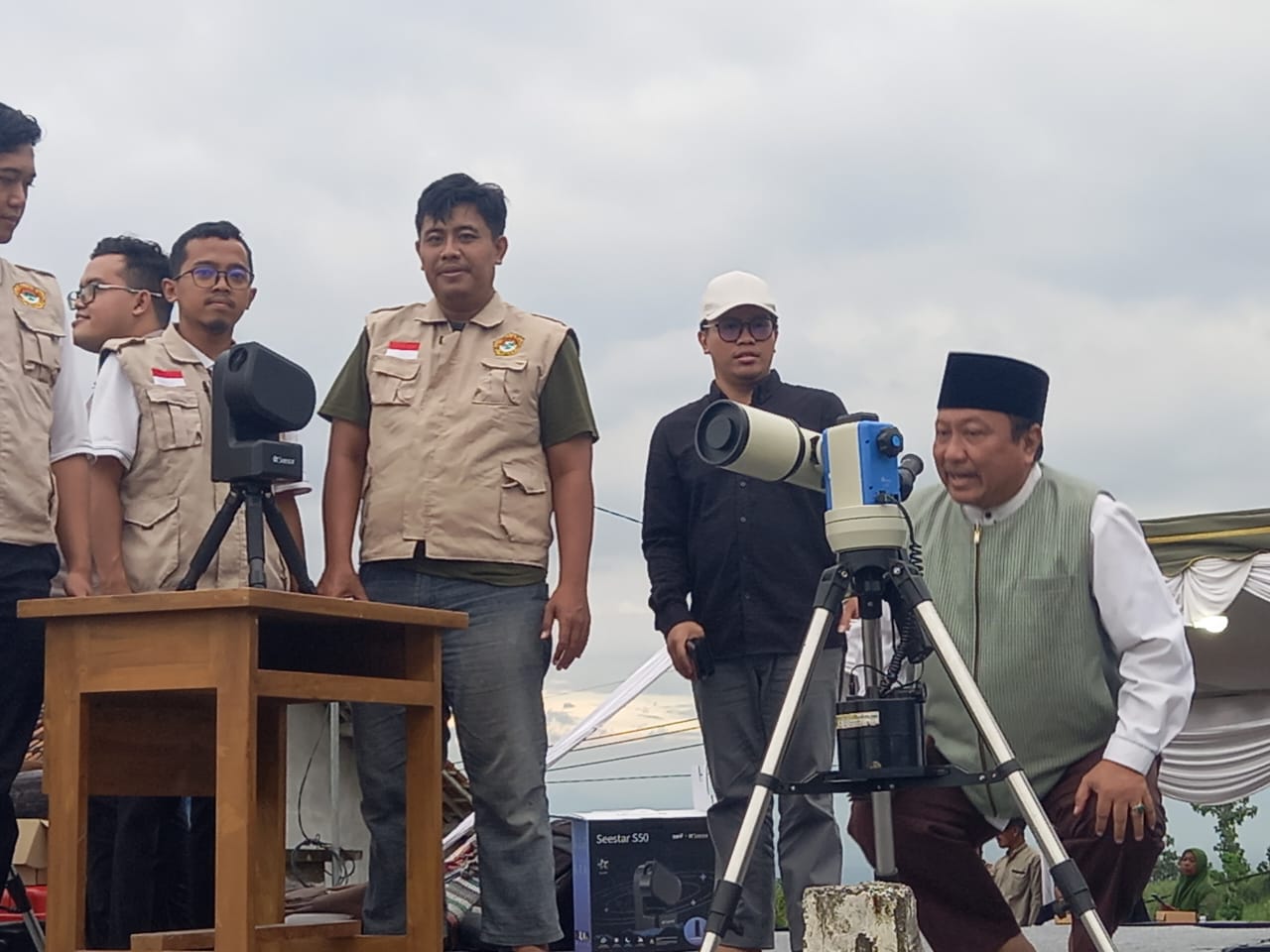 LDII Kota Kediri Gelar Rukyatul Hilal di Bukit Banjarsari Wonotirto Blitar