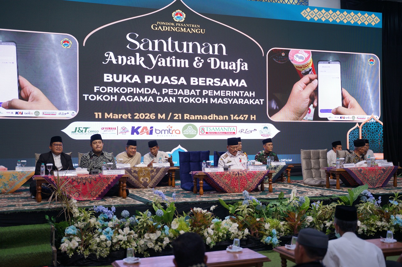 Pererat Silaturahim, Ponpes Gadingmangu Gelar Buka Bersama dan Santunan Anak Yatim-Dhuafa
