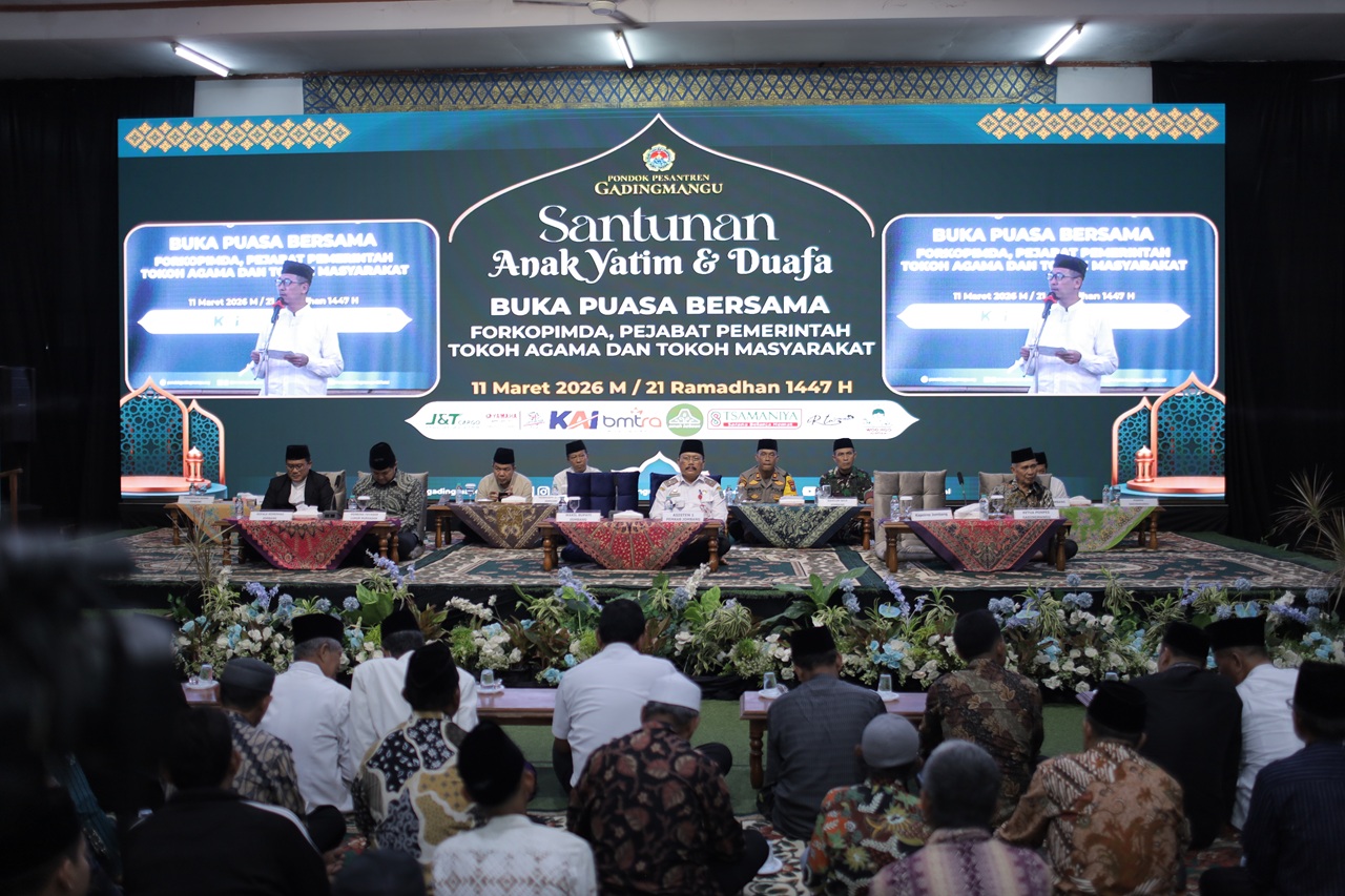 Gelar Buka Bersama, Ponpes Gadingmangu Jombang Tekankan Pentingnya Memuliakan Anak Yatim