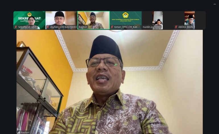 Perkuat Sinergi Eksternal, LDII Kota Kediri Ikuti Rakor Hubungan Antar Lembaga DPW LDII Jatim
