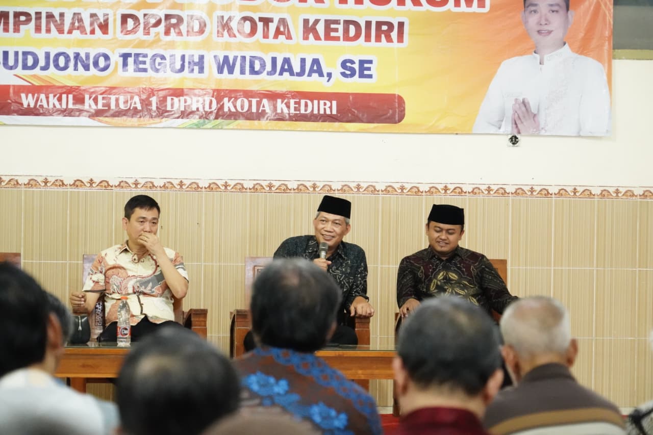 LDII Kota Kediri Fasilitasi Wakil Ketua I DPRD Kota Kediri Gelar Sosialisasi Produk Hukum