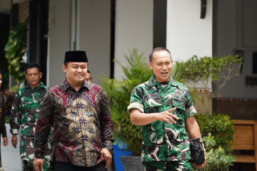 Ponpes Nurul Huda Al Manshurin Terima Kunjungan Danramil Pesantren