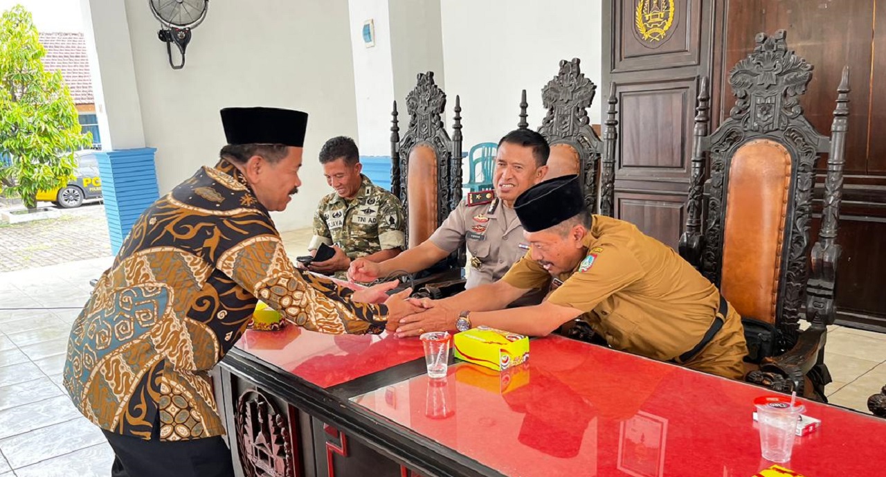 PC LDII Mojoagung Hadiri Halal Bihalal Muspika dan Lepas Sambut Camat