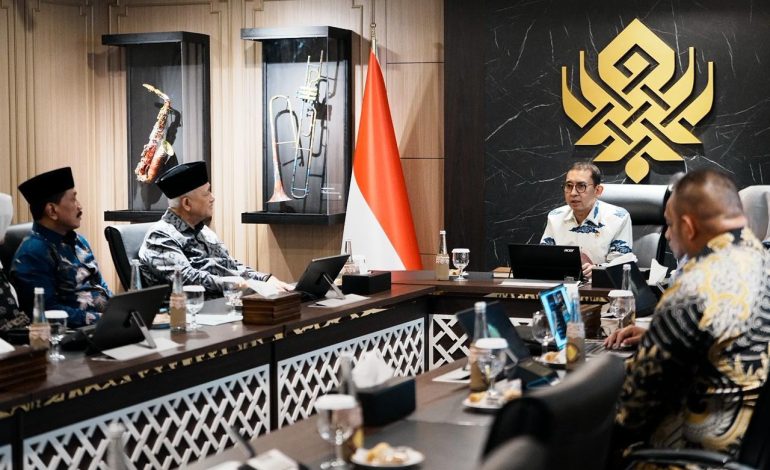 DPP LDII beraudiensi dengan Kementerian Kebudayaan Fadli Zon pada Senin (31/3). Foto: LINES.