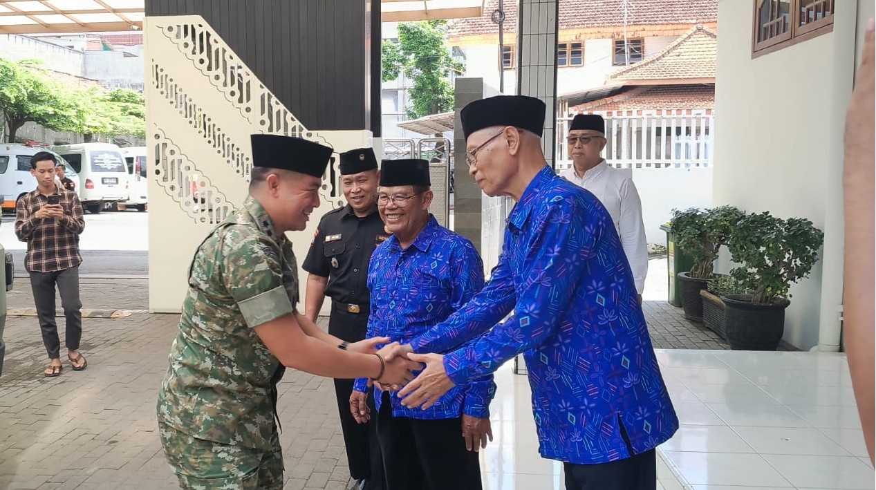 Kunjungi Ponpes Wali Barokah, Dandim Kediri Perkuat Peran Santri dalam Bela Negara