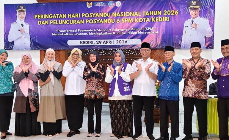 Hari Posyandu Nasional, LDII Kota Kediri Ikut Kawal Transformasi Posyandu 6 SPM di Ponpes Wali Barokah