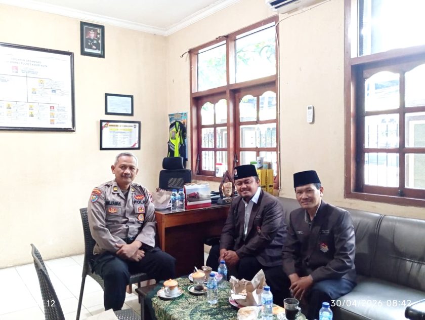 Perkuat Sinergi Kamtibmas, Dai Kamtibmas Polda Jatim Silaturahim ke Satbinmas Polres Kediri Kota