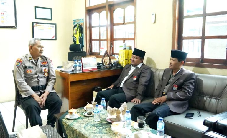 Perkuat Sinergi Kamtibmas, Dai Kamtibmas Polda Jatim Silaturahim ke Satbinmas Polres Kediri Kota