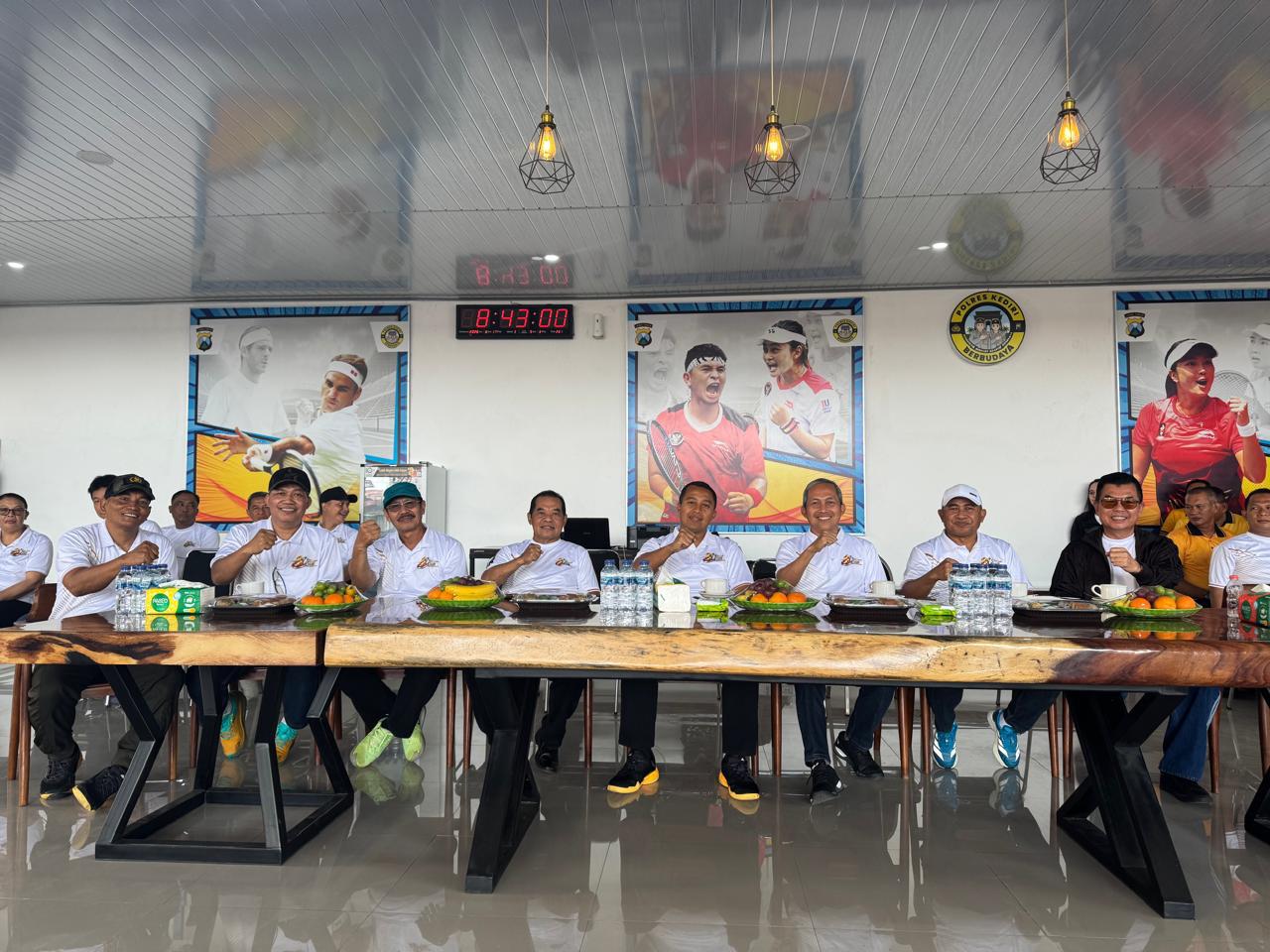 Perkuat Silaturahim, Ketua LDII Kota Kediri Hadiri Pembukaan Turnamen Tenis Kapolres Kediri Cup 2026